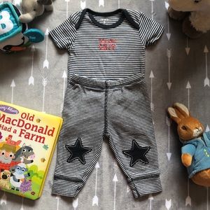 BABY BOY CARTER’S “tough guy” onesie & jogger set!